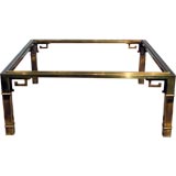 Coffee Table in Bronze with Asian Accents by Mastercraft