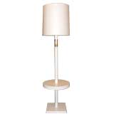 Elegant Floor Lamp with Table designed by Tommi Parzinger
