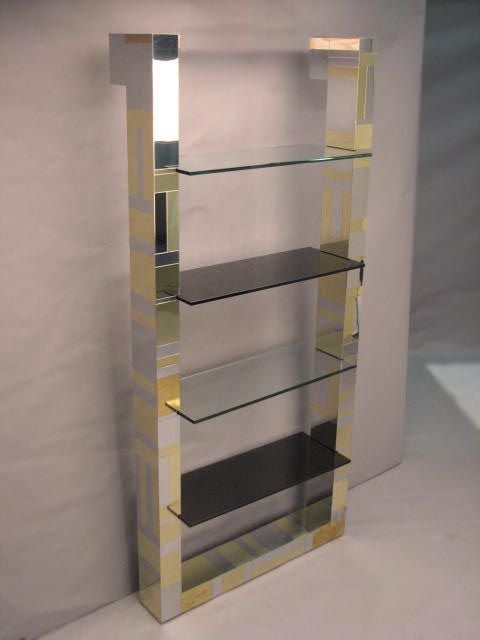 Pair of Tesselated Etageres by Paul Evans