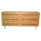 Chest of Drawers with Rattan Handles by T.H. Robsjohn-Gibbings