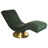 Rocking and Swiveling Chaise by Milo Baughman