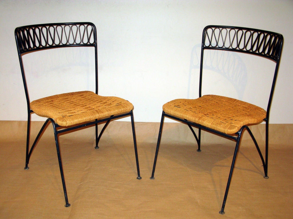 Patio Set with Ribbon Design by Tempestini for Salterini