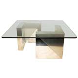 Sculptural Coffee Table  by Pierre Cardin