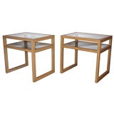 Pair of End Tables by James Mont