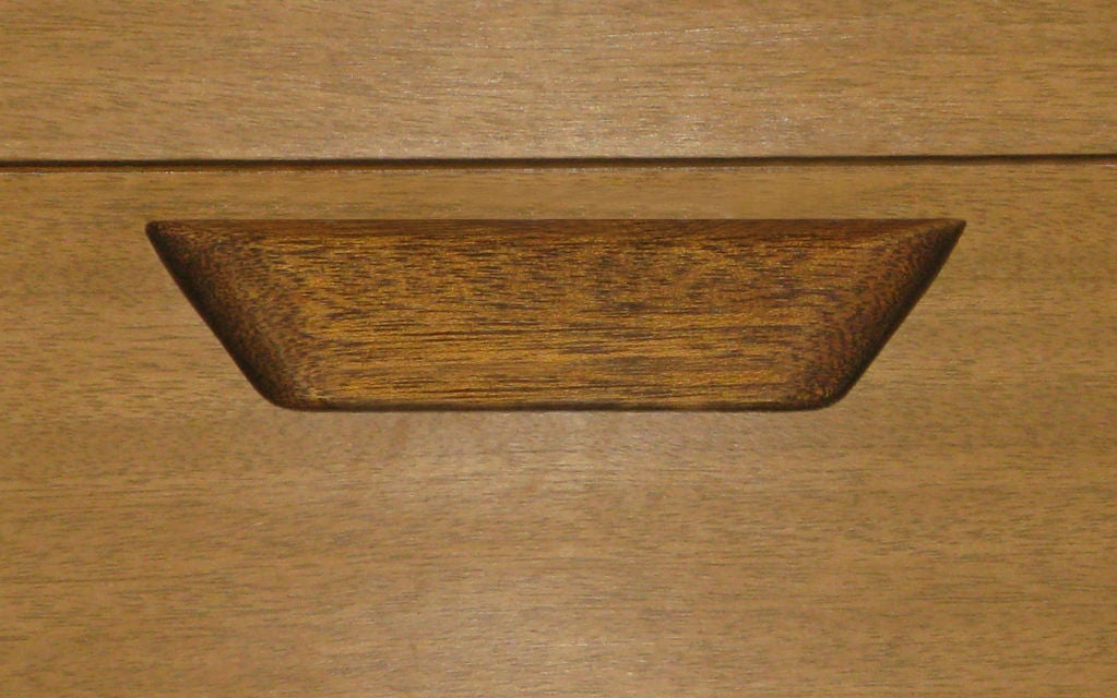 Commode in Mahogany with Sabots by Harvey Probber