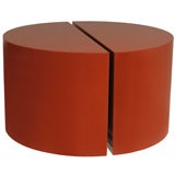 Vintage Coffee Table in Chinese Red Lacquer by Habitat International