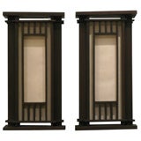 Antique Pair of Wall Sconces by Frank Lloyd Wright