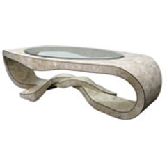 Sculptural Coffee Table in Tesselated Stone by Maitland Smith 11