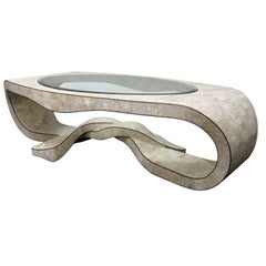 Sculptural Coffee Table in Tesselated Stone by Maitland Smith