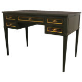 Vintage Regency Style Ebonized Desk