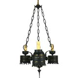 Large Gothic  Blackned  Fixture