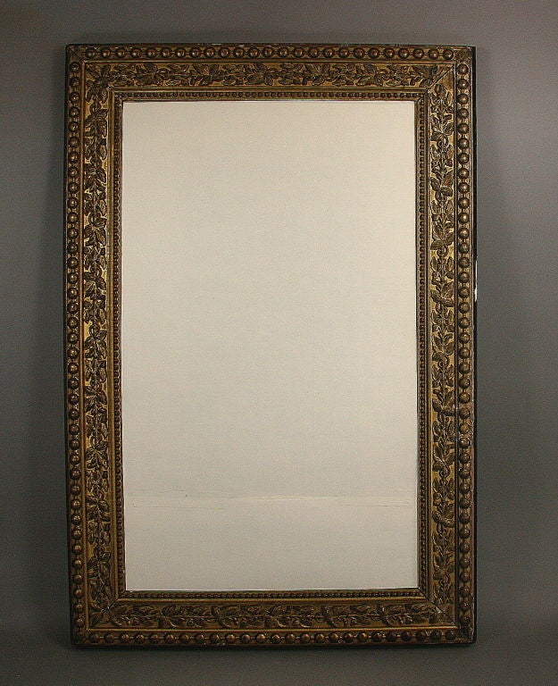 19th Century Wood Gesso Italian Frame For Sale at 1stdibs