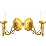 Pair Italian rope sconces (3 pair available)