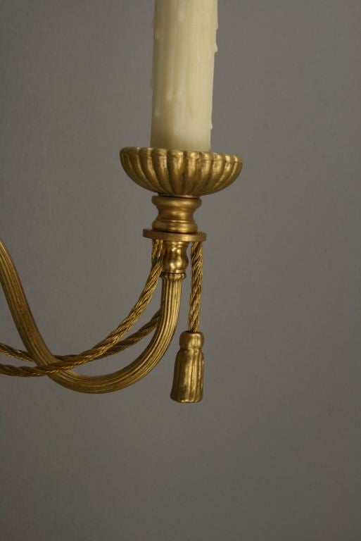 Brass Pair Italian rope sconces (3 pair available)