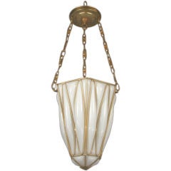 Hexagonal Murano Hanging Fixture