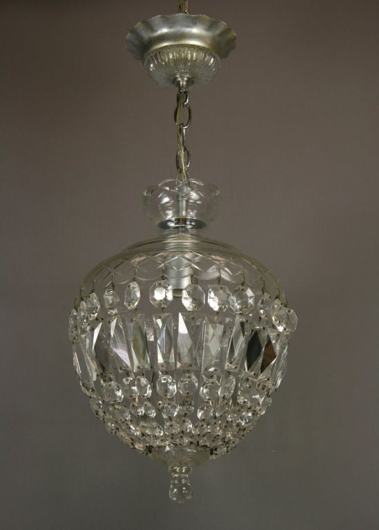 Crystal Basket Pendant