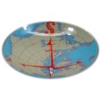 Compass Map Flushmount