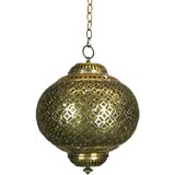 Pierced Brass Pendant  (Two available)