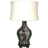 Single Art Pottery Lamp