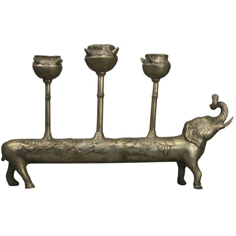 Elephant Candle Holders For Sale at 1stDibs