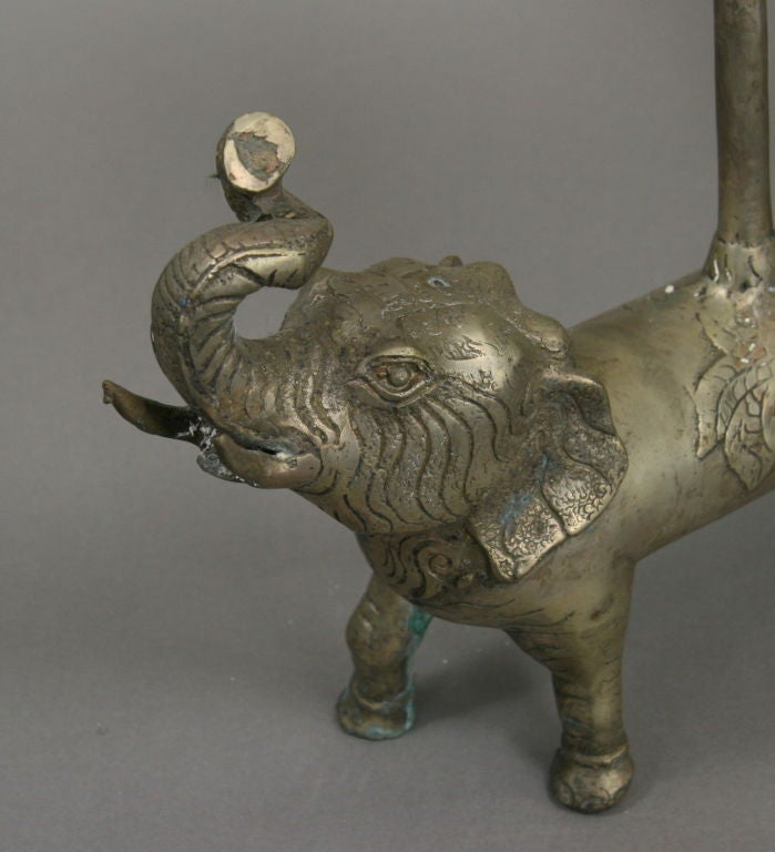 elephant candle holder set