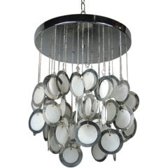 White Vistosi Disc  Pendant/Flush Mount