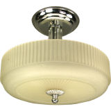 Frosted glass flushmount (2 available)