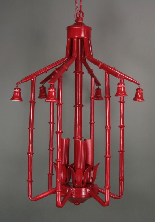 Italian Red Bells Pagoda Lantern/Pendant