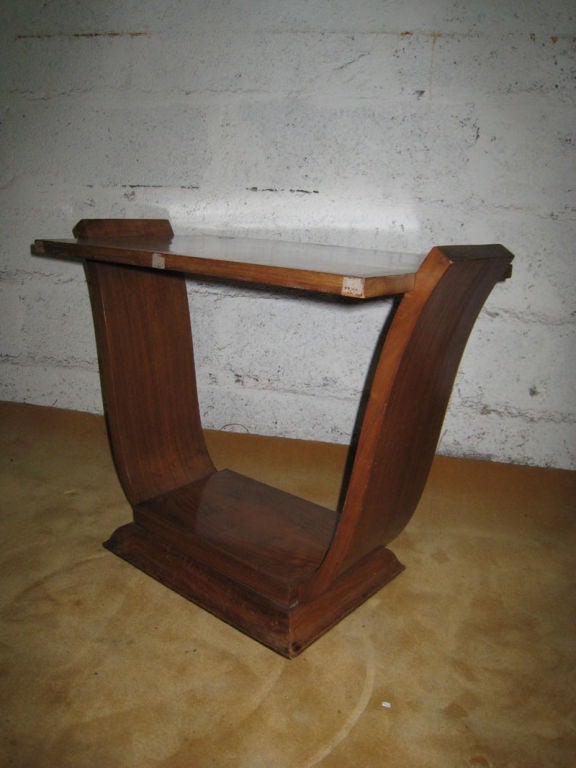 lyre end table