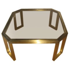 Octagonal Maison Jansen Coffee Table