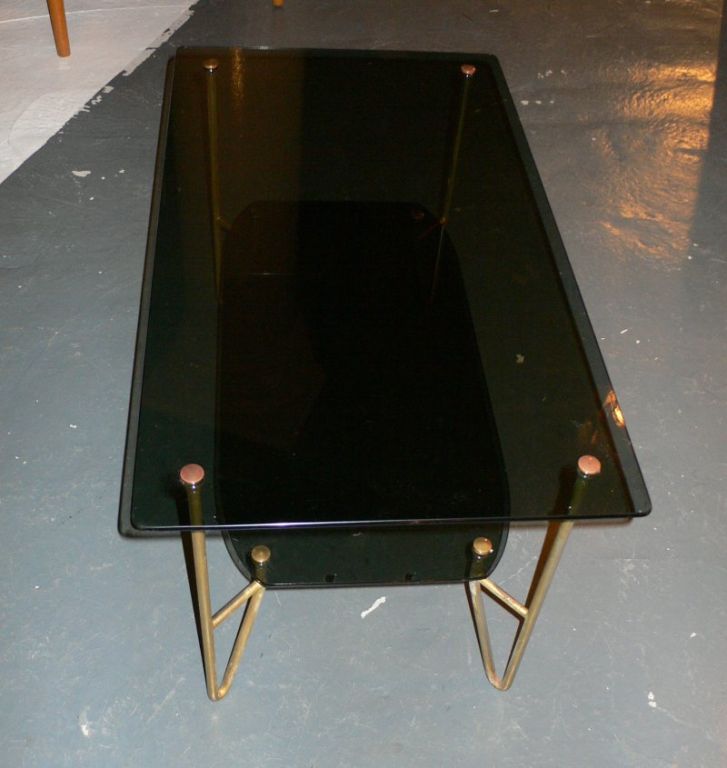 Pair of Smoked Glass Coffee Tables 3