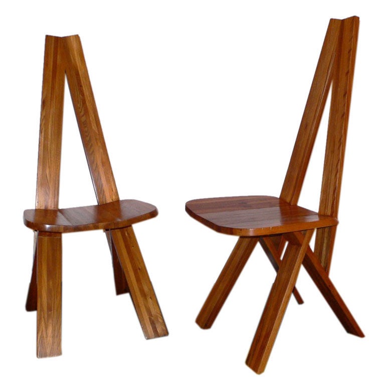 set of 8 dining chairs by Chapo