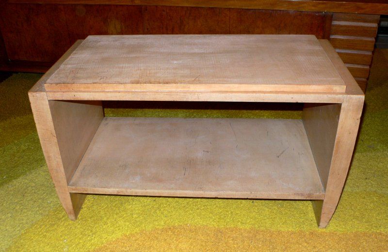 French Sycamore Lox Table by Suzanne Guiguichon For Sale