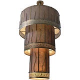 oriental parchment ceiling lamp