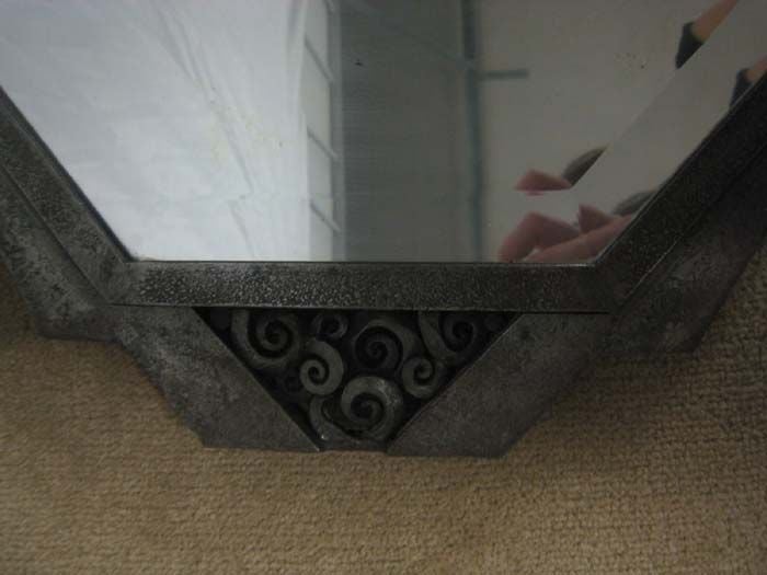 French Art Deco Octagonal Mirror