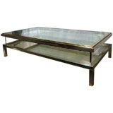 Maison Jansen Large Coffee Table with Sliding Top