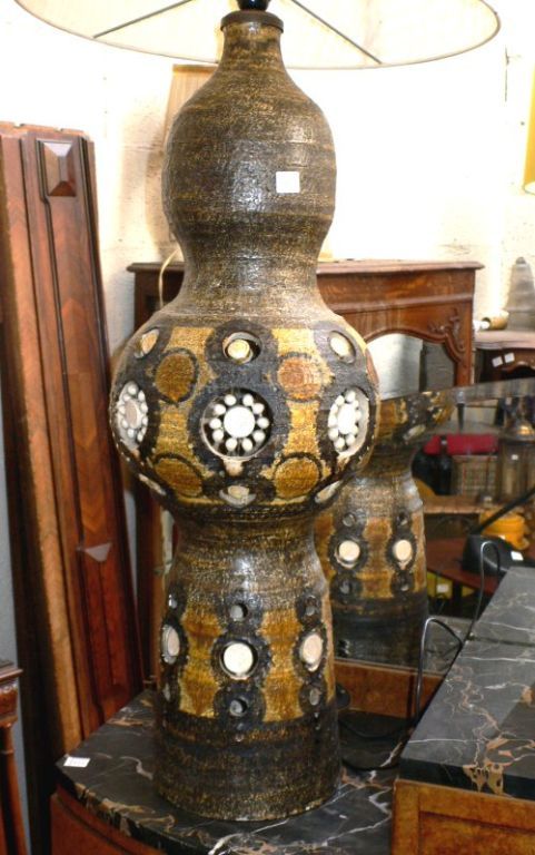 20th Century Large Lamp Georges Pelletier For Sale