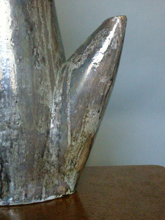 French Large Abstract Ceramic Sculpture For Sale