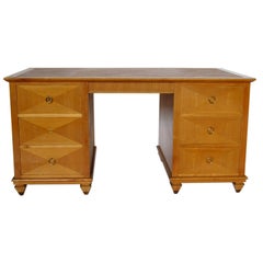 Vintage A Fine French Art Deco Cherry Desk