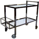 Rolling Cart by Jacques Adnet