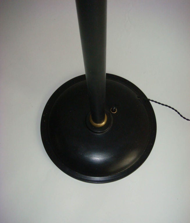 Black And Brass Floor Lamp 1