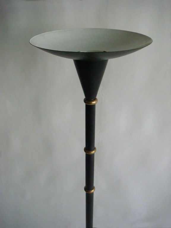 Black And Brass Floor Lamp 2
