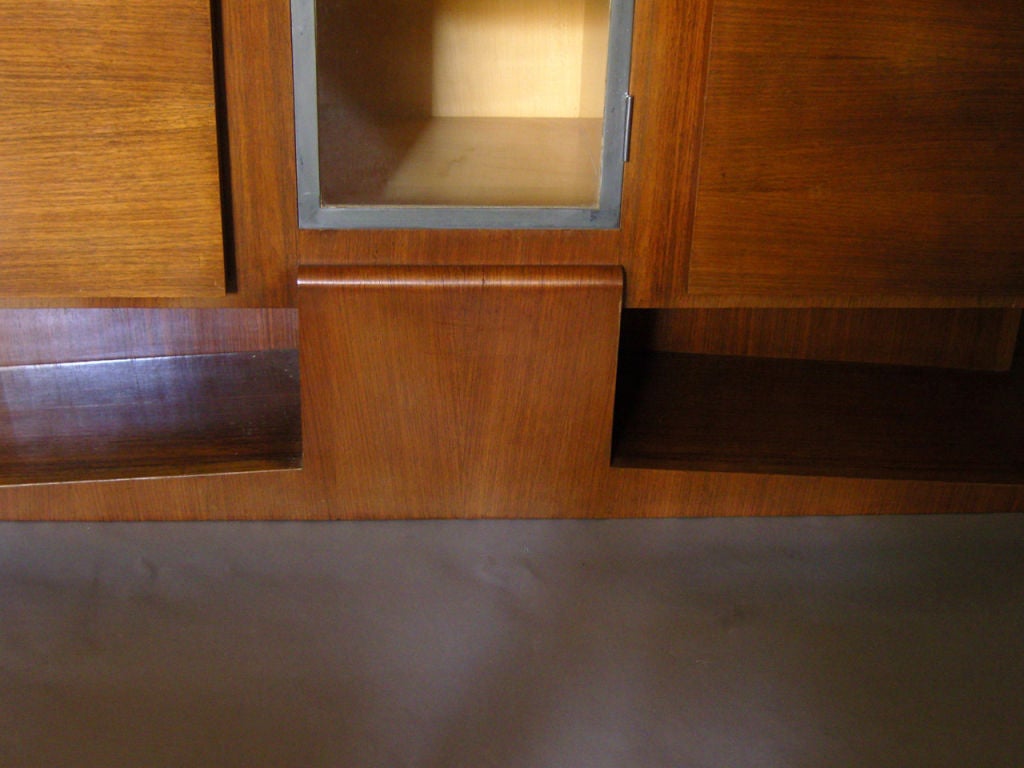 French Art Deco Rosewood Cabinet or Armoire 1