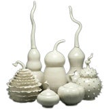 GREGORY KUHARIC Group of Porcelain Gourd Forms