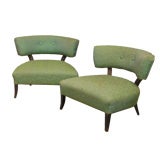 PAIR OF LOUNGE CHAIRS