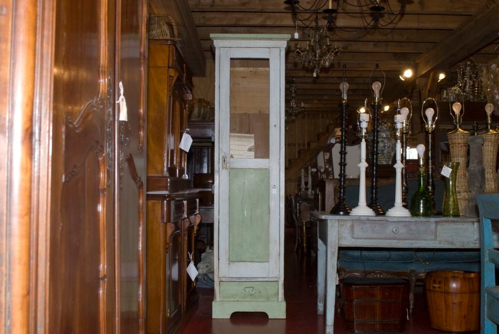 Tall Painted Cabinet