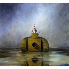 "Tank" Oil on Canvas by Joe Concra