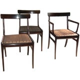 Set of 8 Mahogany Dining Chairs by Ole Wanscher