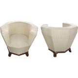 A Pair of 1930's "Chinese" Chairs by Otto Shultz