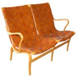 Bentwood Loveseat by Bruno Mathsson